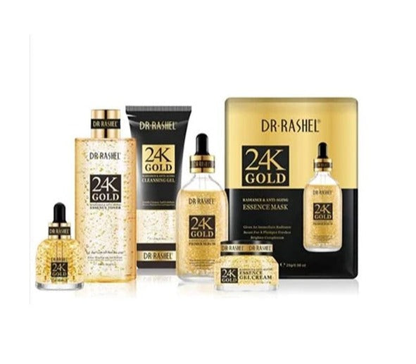DR RASHEL 24K GOLD RADIANCE & ANTI-AGING SERIES (Pack of 6)